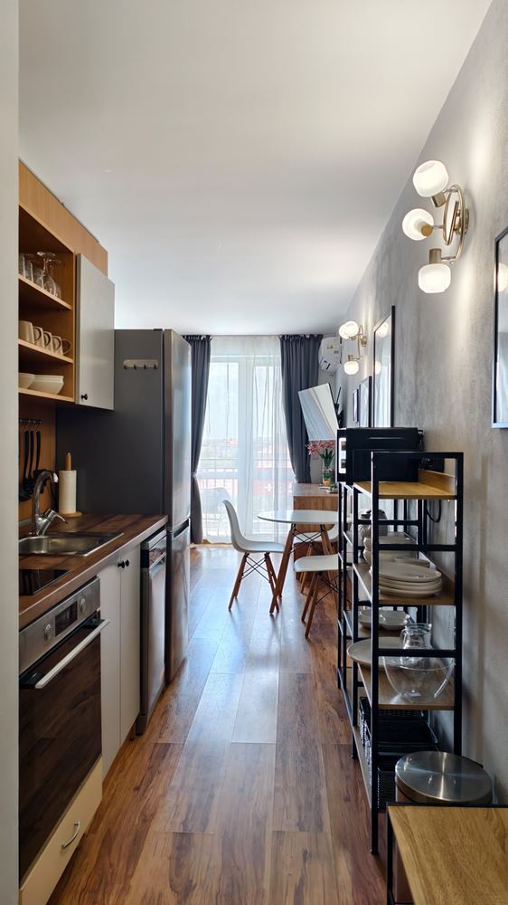 Spacious Modern Furnished Studio with a Separate Bedroom in a Complex in Aheloy – Ready to Move In