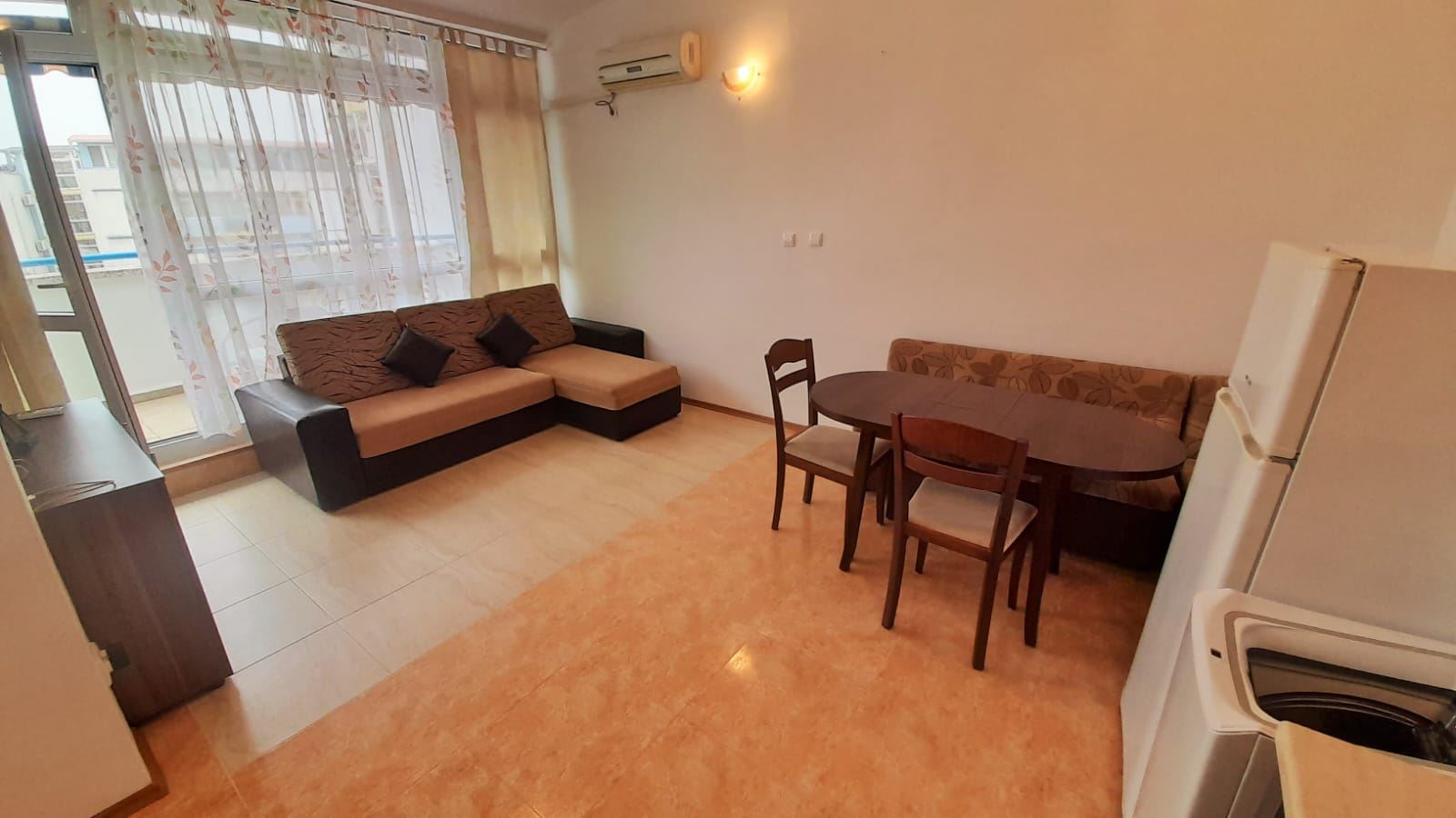 Spacious one-bedroom apartment in Sunny Beach – only 300 m from the beach