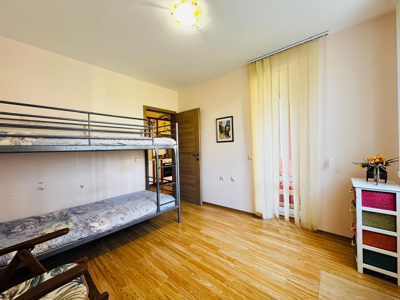 Cozy Three-room Apartment on the Ground Floor in Sunny Beach – Excellent Investment Near the Aquapark and the Sea