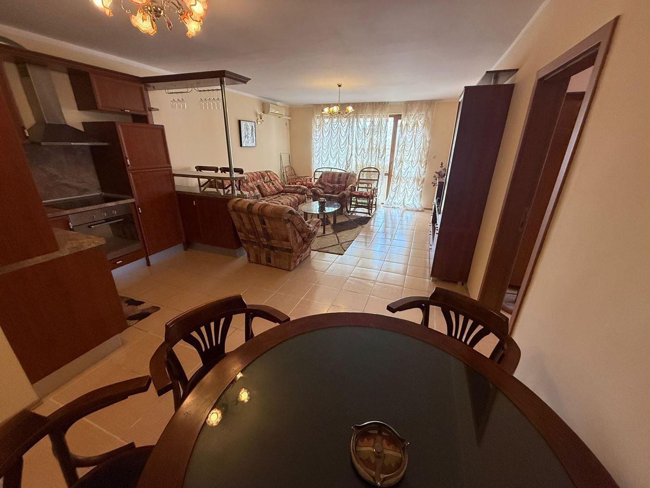 Spacious two-bedroom apartment in Sunny Beach – comfort, nature and low maintenance fee