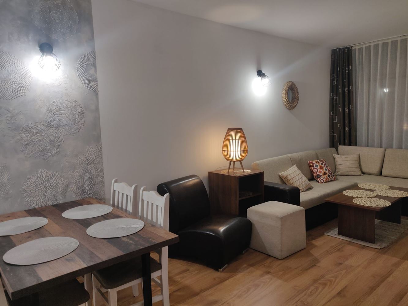 Spacious one-bedroom apartment with partial sea view – Sunny Beach, 100 m from the beach