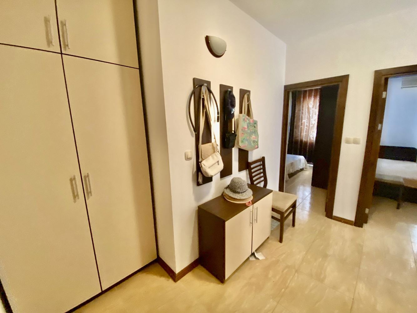 Luxury apartment on the first sea line in Sveti Vlas – two bedrooms, sea view and full infrastructure