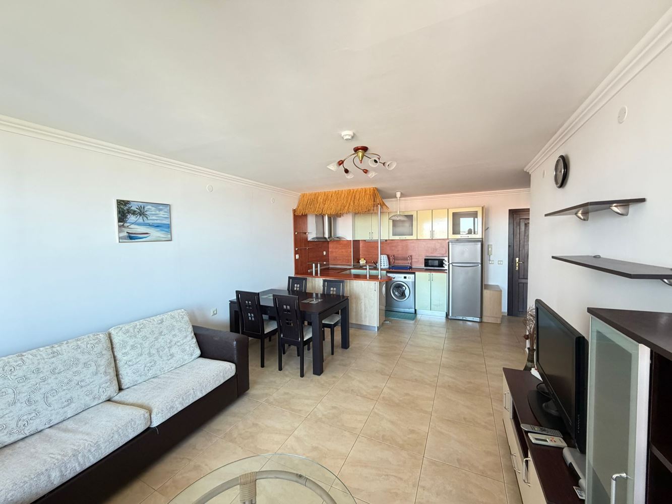 One-bedroom apartment with sea view just meters from the beach in Sveti Vlas