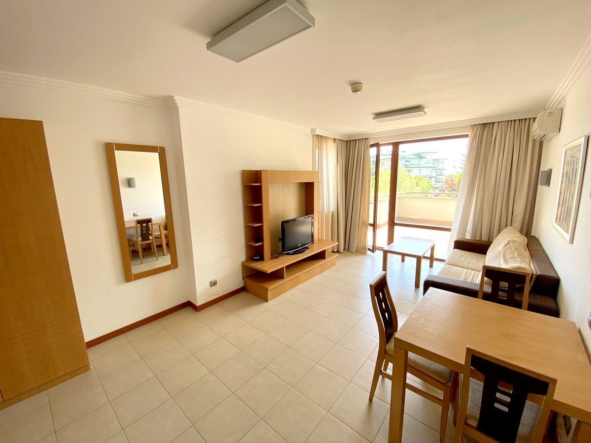 One-bedroom apartment on the first sea line in Ravda – luxury, nature, and impressive pool view