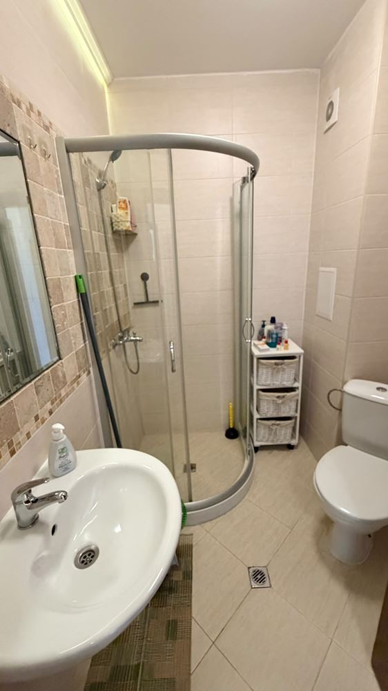 Two-room apartment with panoramic sea view, just a step away from the sea in Ravda