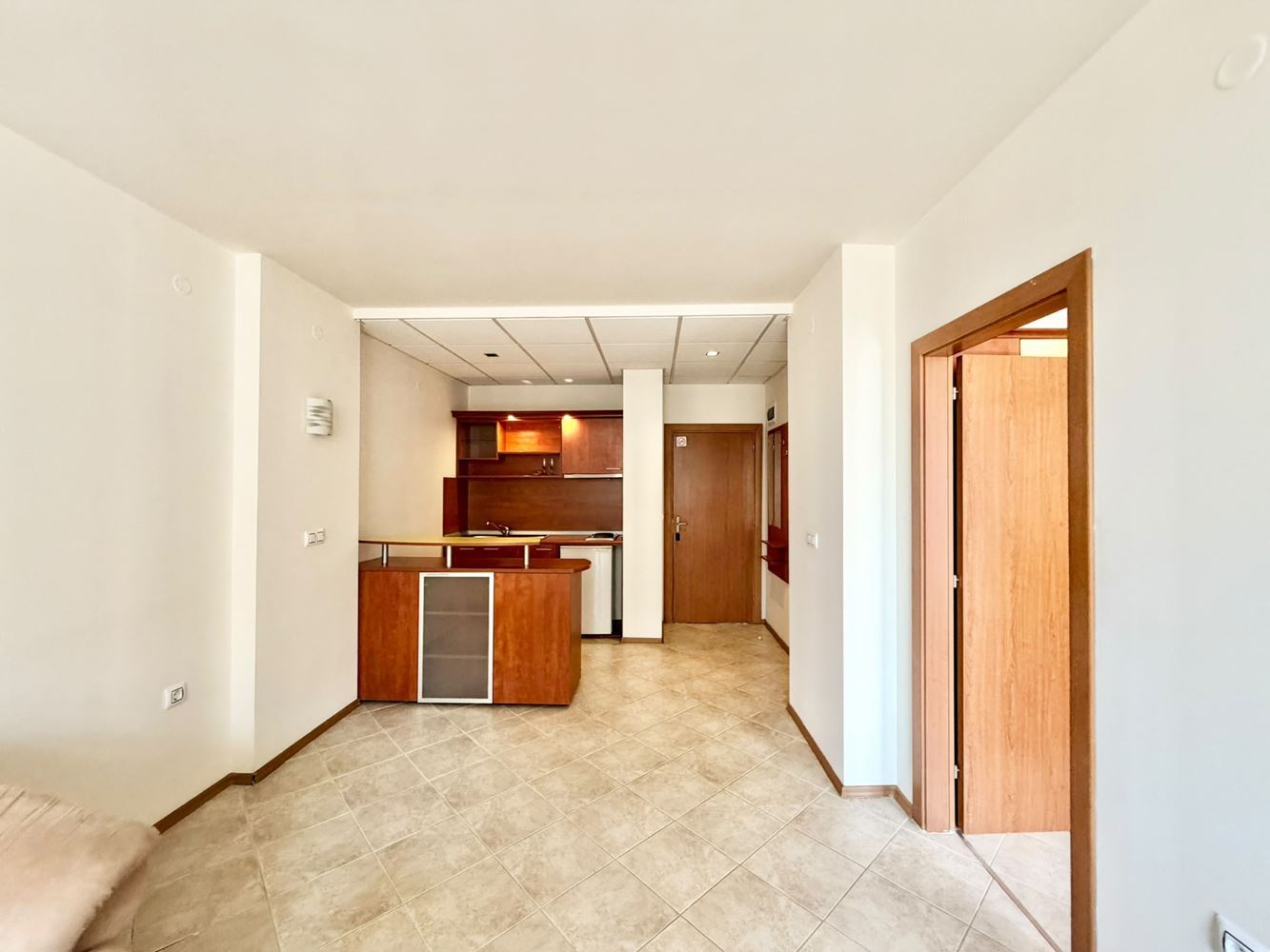 Spacious One-Bedroom Apartment with Sea View on the Second Line in Sunny Beach