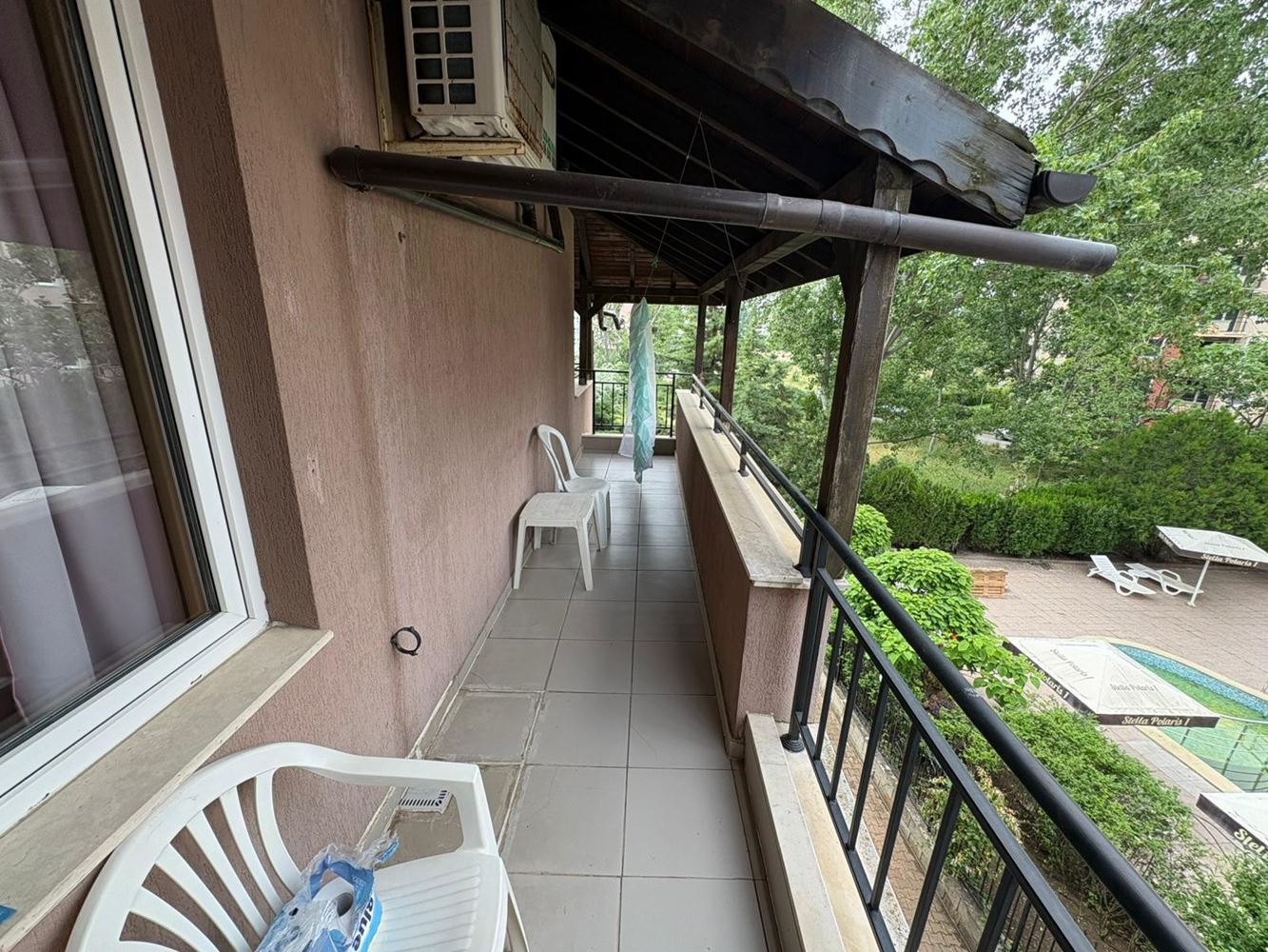 Spacious studio in Sunny Beach – southern part, excellent location near Cacao Beach