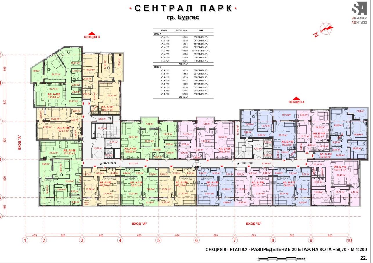Spacious Two-Bedroom Apartment with a Wonderful Lake View in One of the Preferred Areas of Burgas