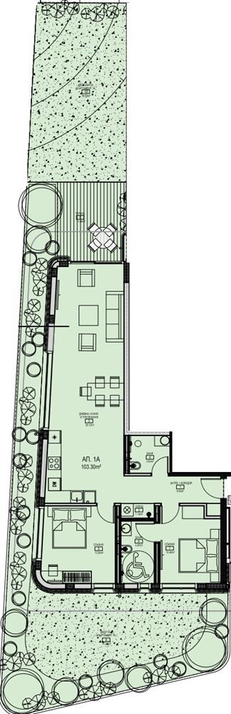 Sea-front apartment with two bedrooms in Kraimorie, Burgas