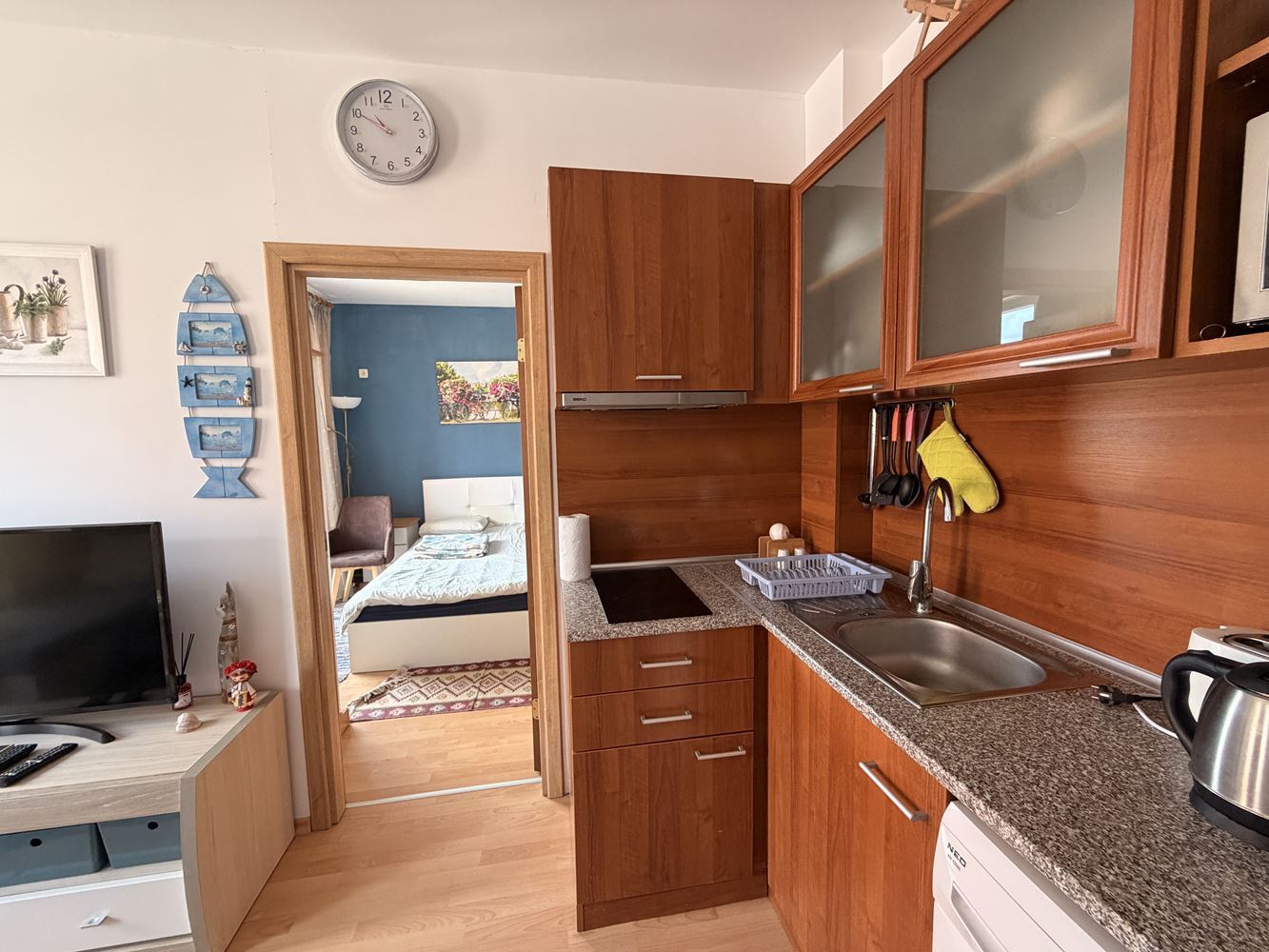 Small apartment, great opportunity – ready one-bedroom apartment near Sunny Beach