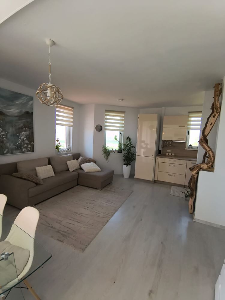 Renovated one-bedroom apartment with panoramic view in a modern complex near Sunny Beach