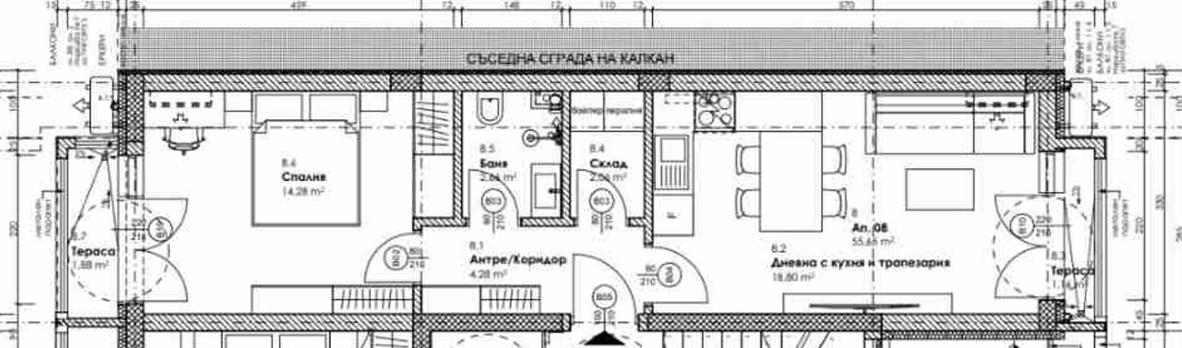 Functional apartment with one bedroom and two terraces in a new building – excellent location in Meden Rudnik, Zone B