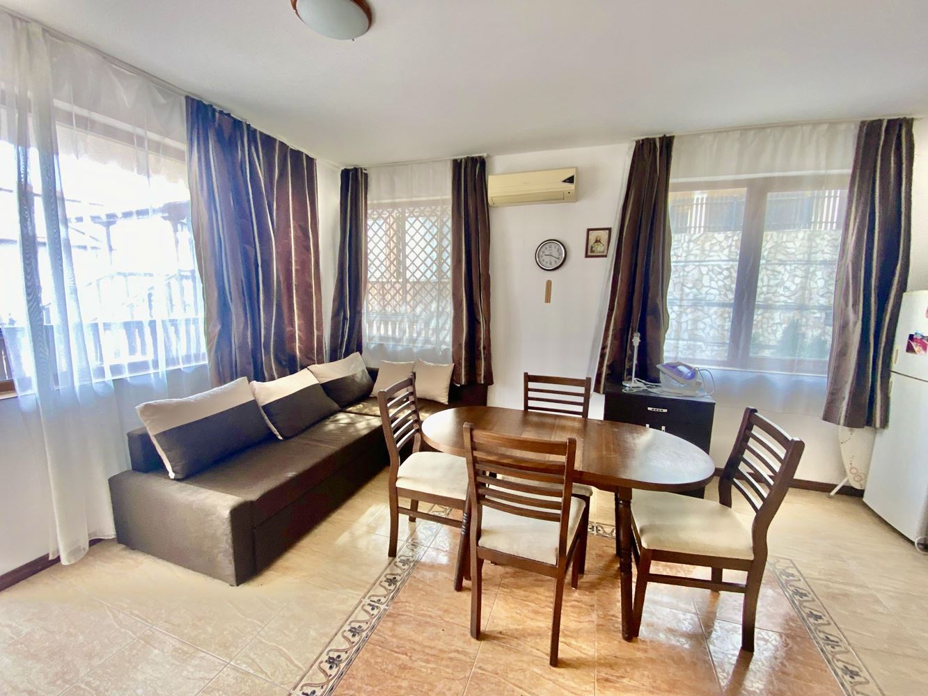 Luxury apartment on the first sea line in Sveti Vlas – two bedrooms, sea view and full infrastructure