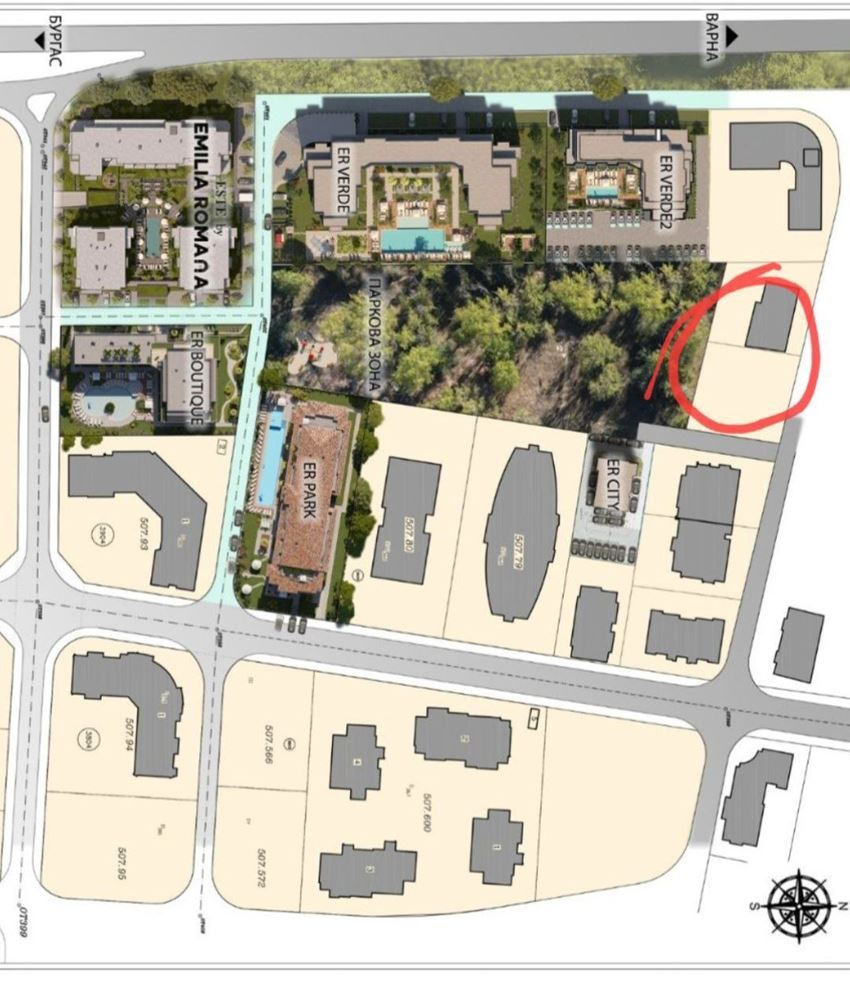 Modern Two-Bedroom Apartment with Parking Space in a New Complex in Sunny Beach