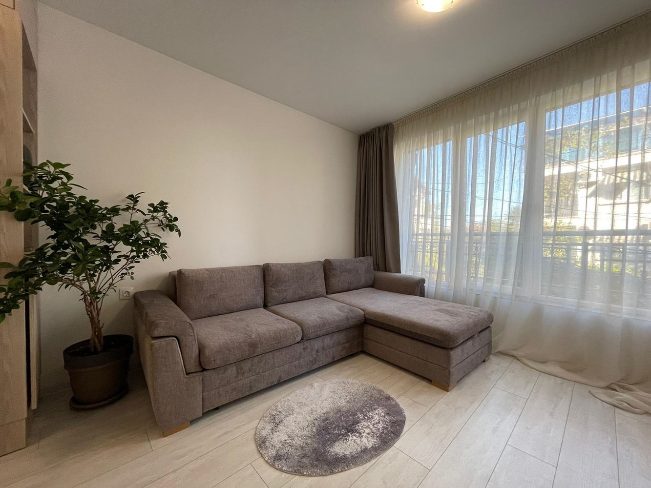 Furnished One-Bedroom Apartment without Maintenance Fee in Sarafovo