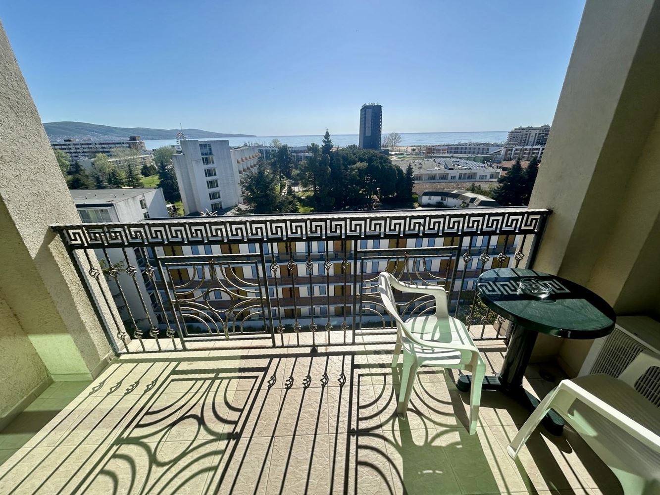 Sunny Beach – spacious studio with sea view only 200 m from the beach