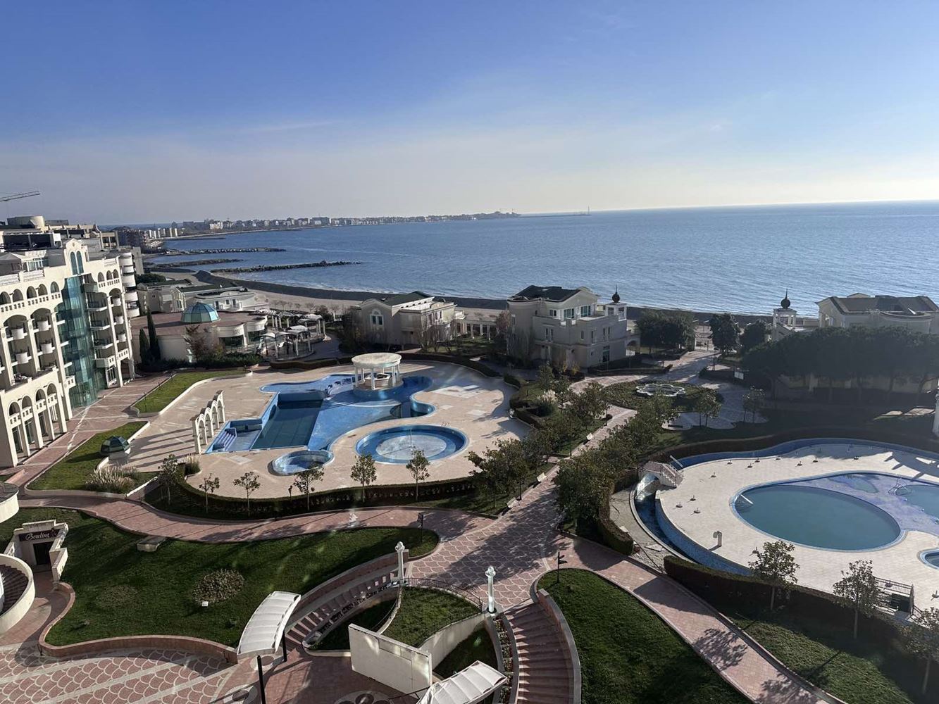 Two-bedroom apartment in Pomorie with frontal sea view – luxury living on the beachfront