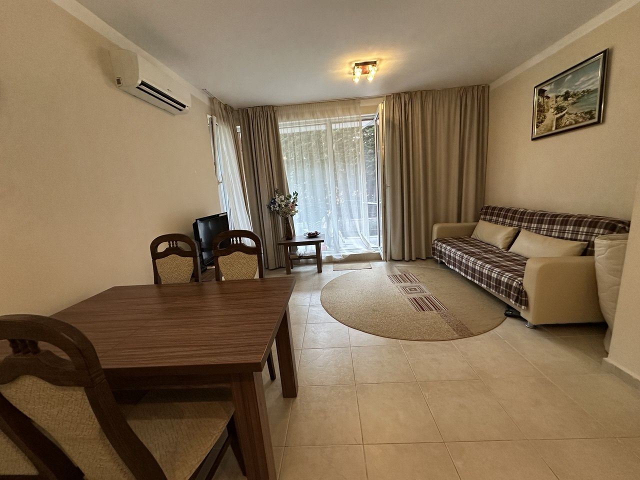 One-Bedroom Apartment with a Beautiful View in Pomorie – A Cozy Home by the Coast