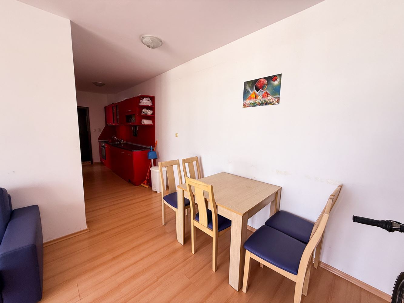 Three-room Apartment with Pool View in a Well-Maintained Complex near Sunny Beach