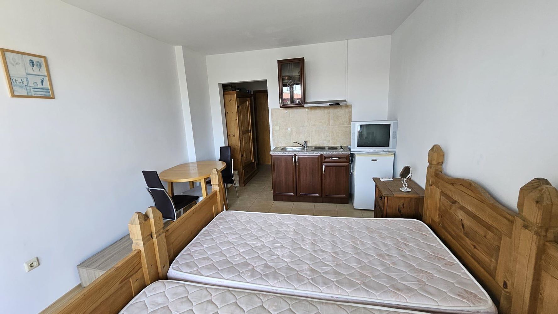 Attractive studio in Sunny Beach with a low maintenance fee