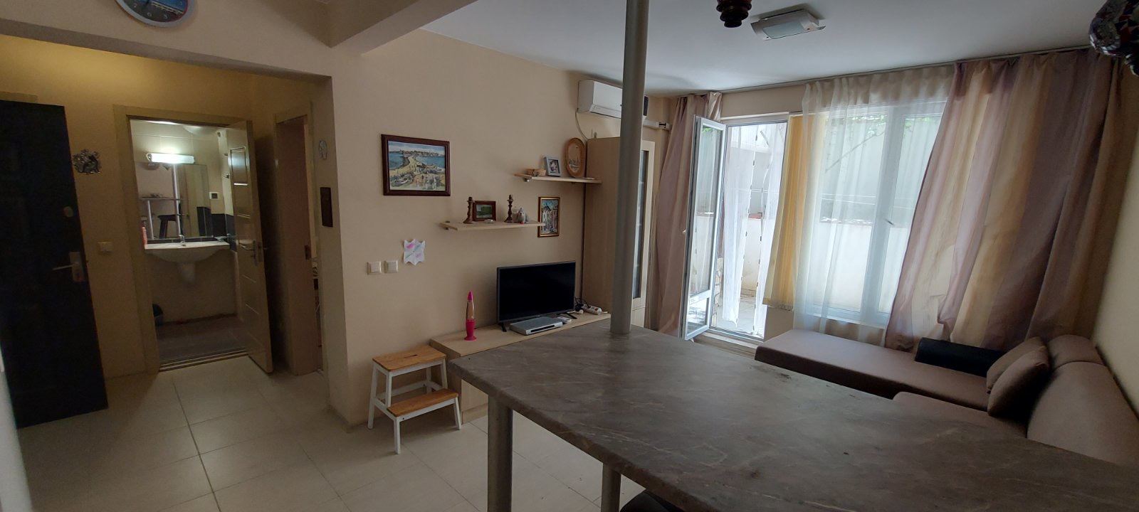 Cozy Apartment Near the Sea with a Spacious Terrace and Low Maintenance Fee Between Sunny Beach and Sveti Vlas