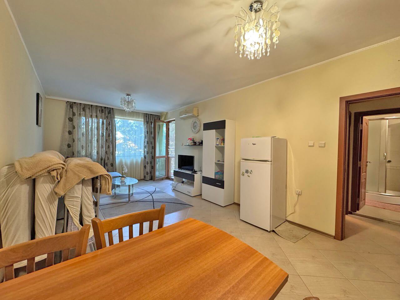 Peace and Comfort in Sunny Beach – Furnished One-Bedroom Apartment with a Low Maintenance Fee
