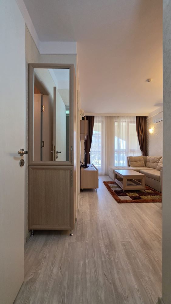 Two-room apartment in Sunny Beach in an impressive complex with a peaceful resort atmosphere