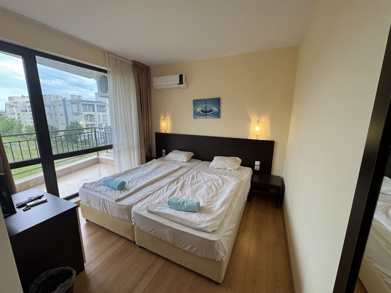 Compact studio with panoramic mountain view in Sveti Vlas – comfort, nature, and excellent infrastructure