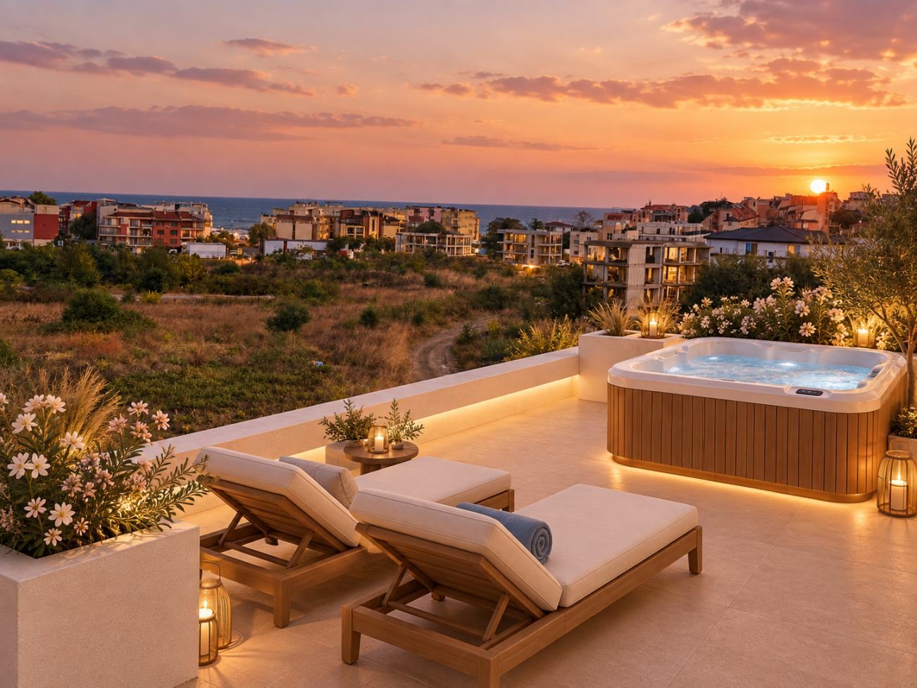 New Apartment with Sea Views and an Impressive Rooftop Terrace – Your New Home in Sozopol