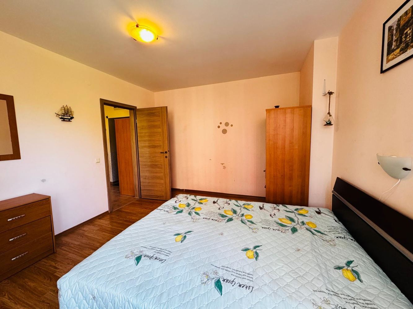 Cozy Three-room Apartment on the Ground Floor in Sunny Beach – Excellent Investment Near the Aquapark and the Sea