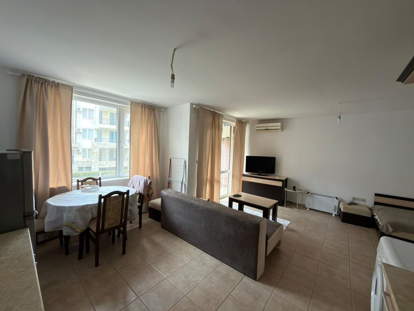 Spacious Furnished Studio in Sunny Beach – Only 300 Meters from the Beach