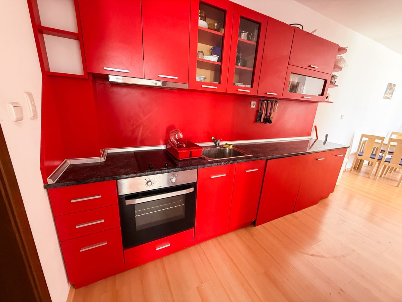 Three-room Apartment with Pool View in a Well-Maintained Complex near Sunny Beach