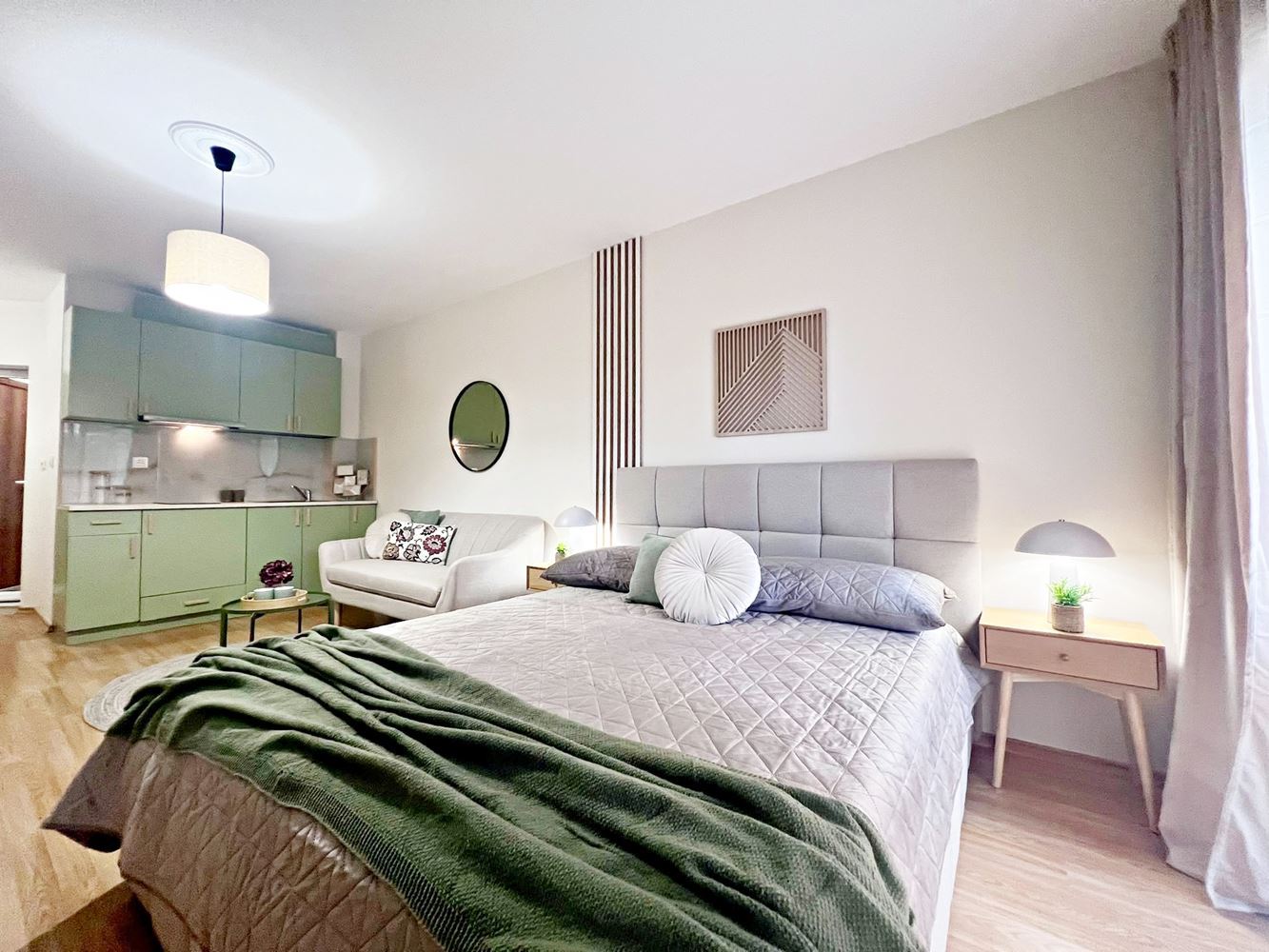 Studio with designer renovation in Sveti Vlas – only 200 m from the sea