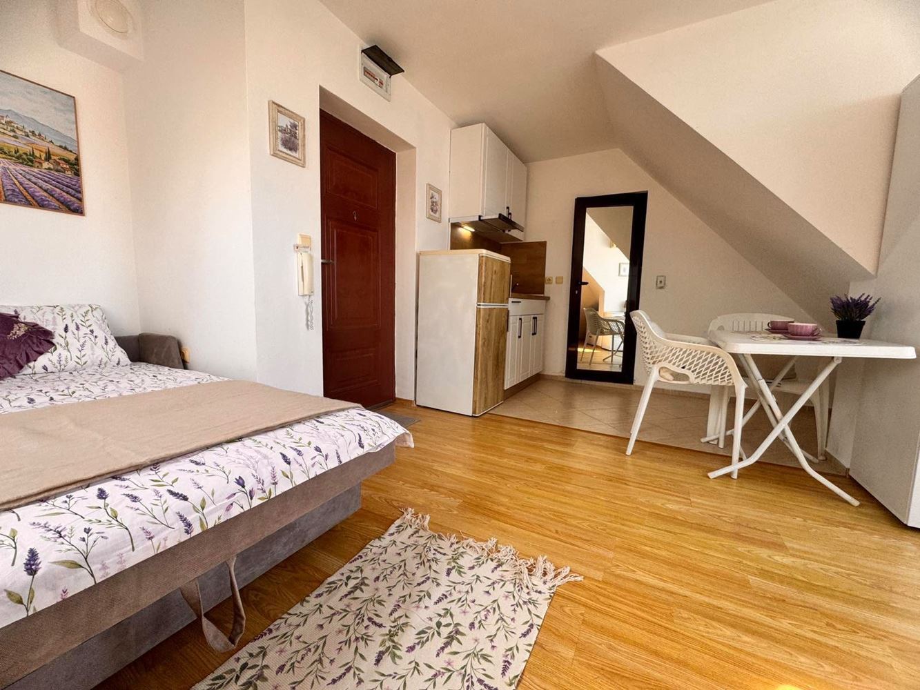 Stylish Studio with Panoramic Terrace in Pomorie – Low Maintenance Fee, Southern Exposure, and Excellent Location Near the Sea