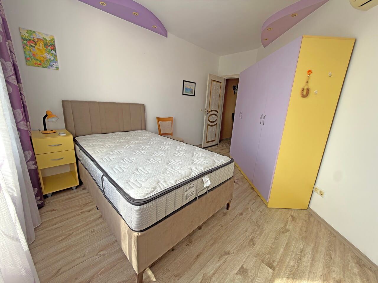 Three-Room Apartment with Sea Views, 200 Metres from the Beach in Pomorie
