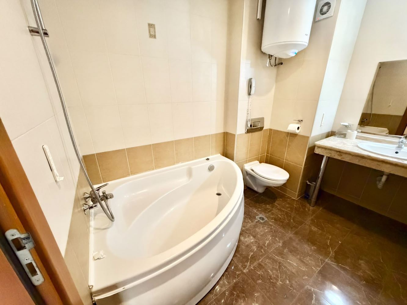 Spacious One-Bedroom Apartment with Sea View on the Second Line in Sunny Beach