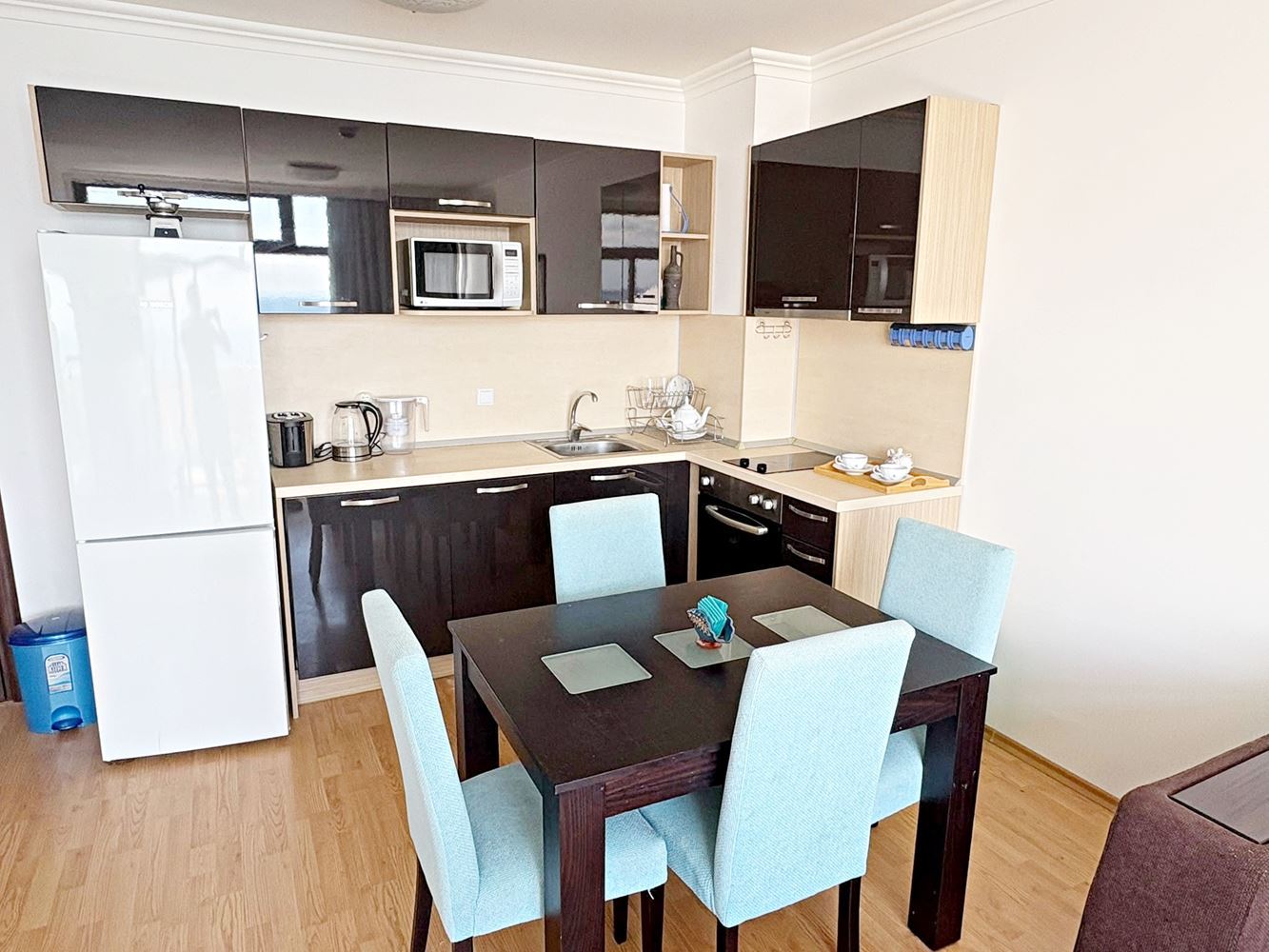 Luxury One-Bedroom Apartment with Panoramic Sea View on the First Line in Sveti Vlas