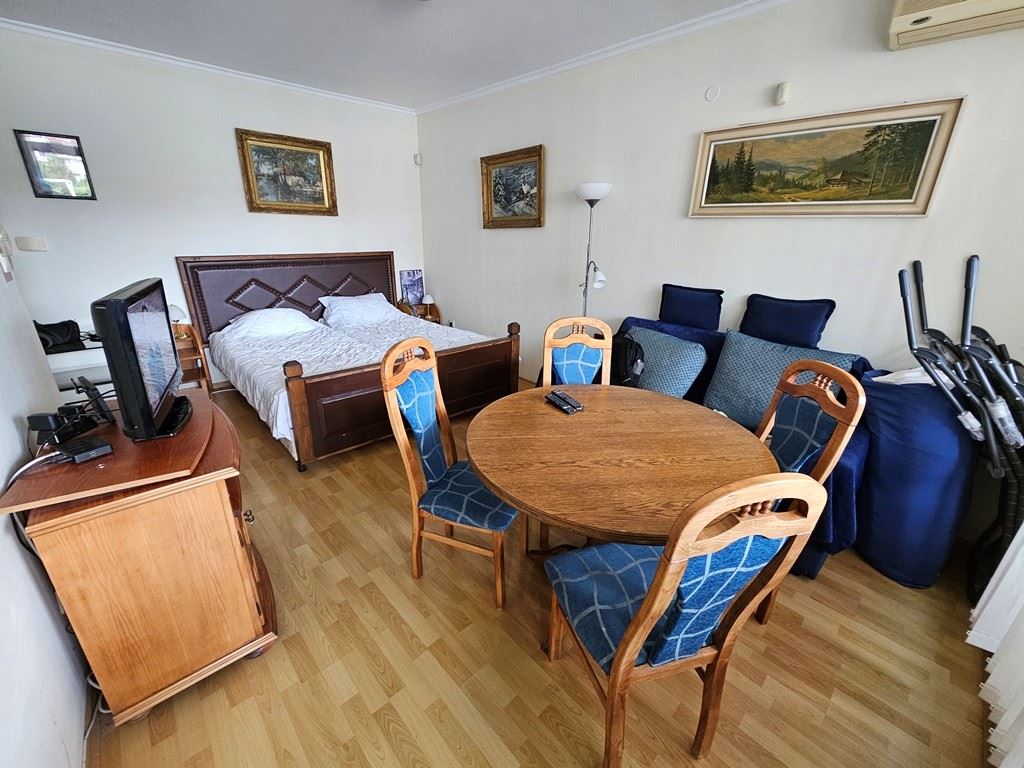 Spacious studio with pool view in Sunny Beach – comfort and excellent location near Cacao Beach