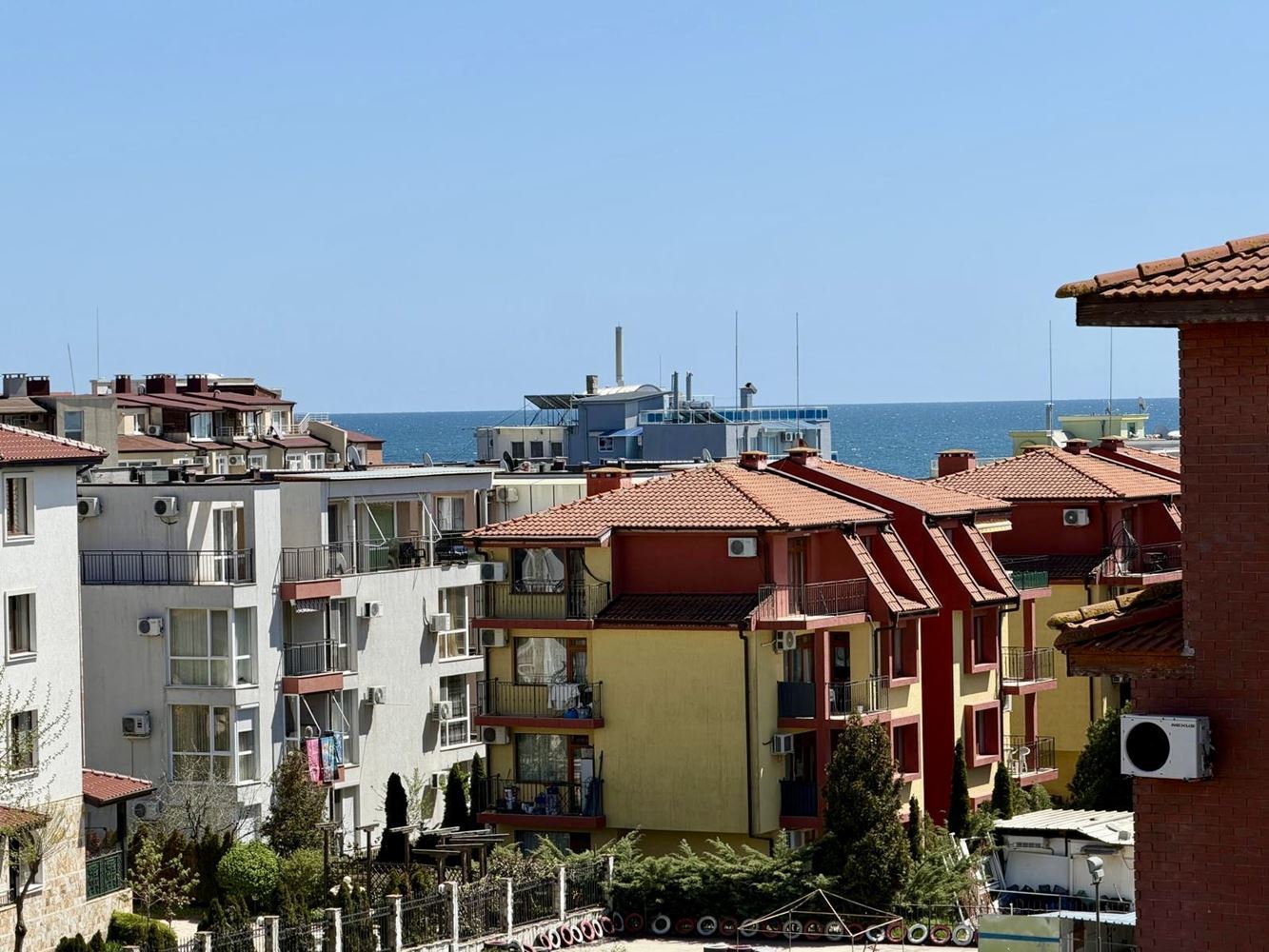 Panoramic studio with breathtaking sea view in Nessebar – ready to move in