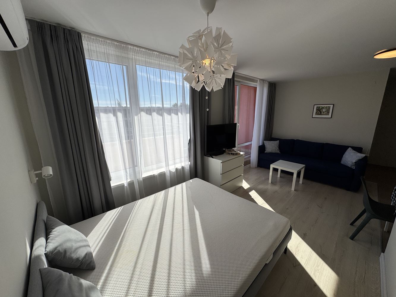 Studio with pool view in a complex with excellent infrastructure in Sunny Beach