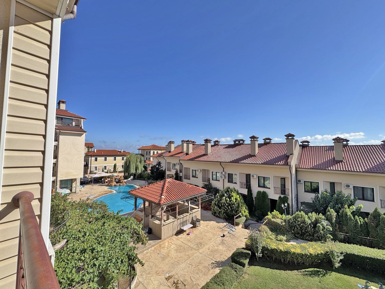 Furnished One-Bedroom Apartment with a Wonderful View of Sunny Beach