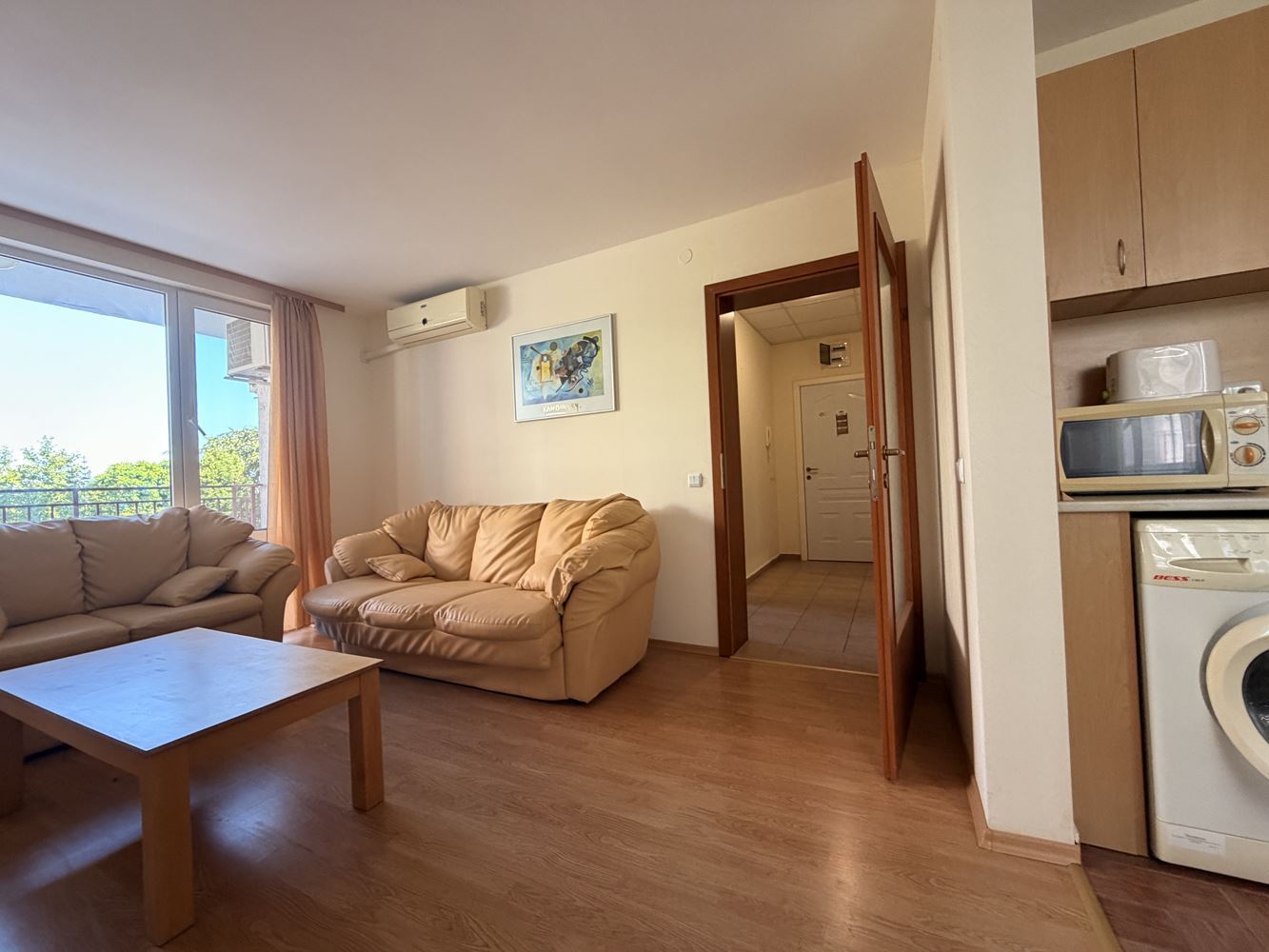Absolute First Line in Sveti Vlas! Spacious One-Bedroom Apartment with Beautiful Sea View