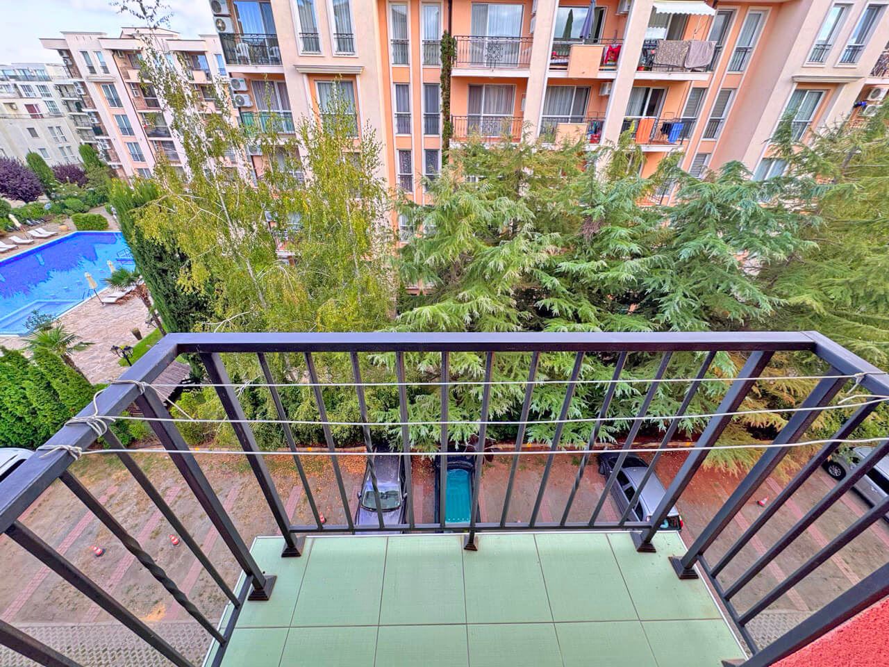 Furnished Studio with Pool View in Sunny Beach – An Excellent Choice for Holidays and Investment