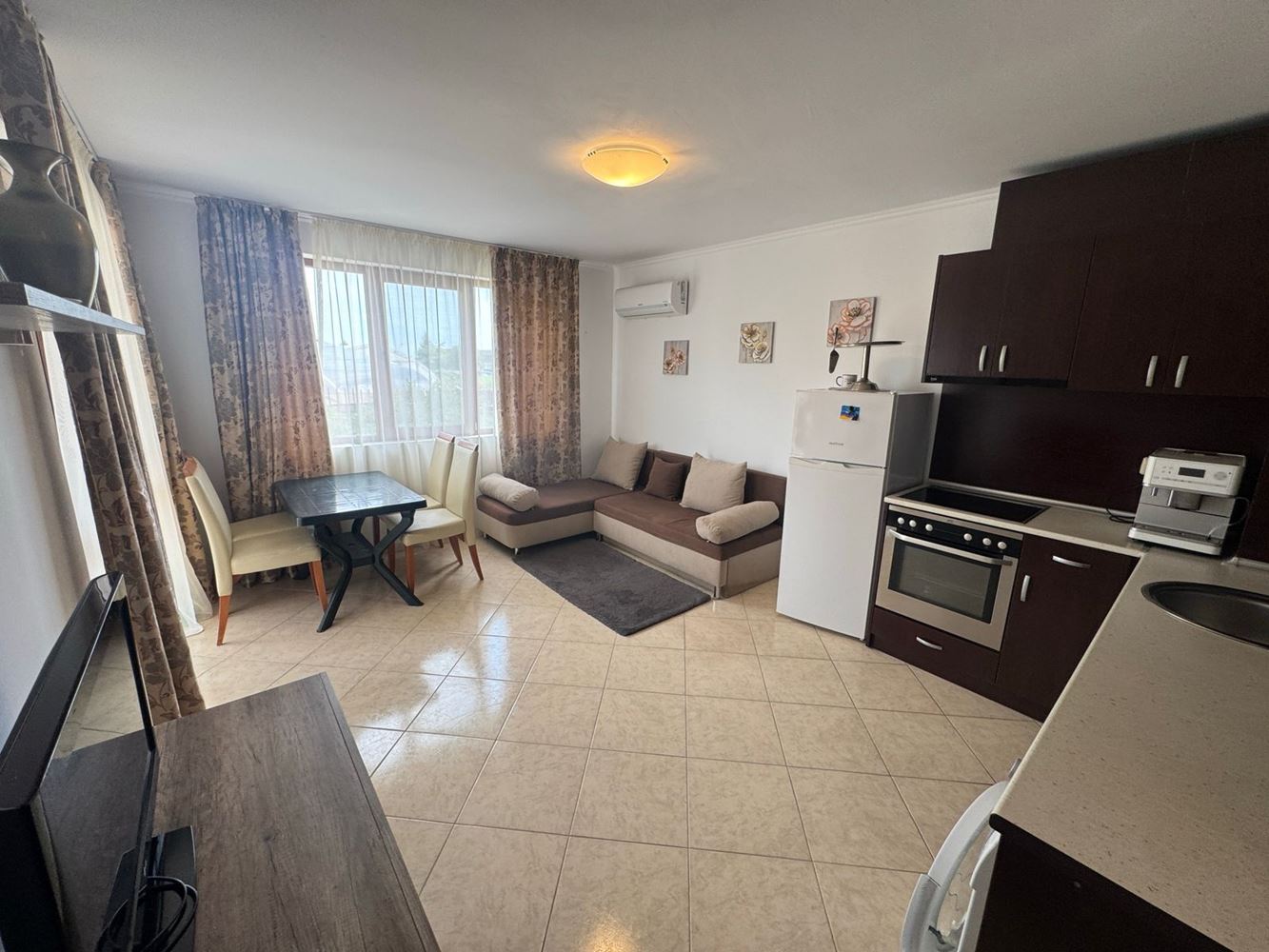 One-Bedroom Apartment in a Gated Complex in Aheloy – Fully Furnished and Ready to Move In
