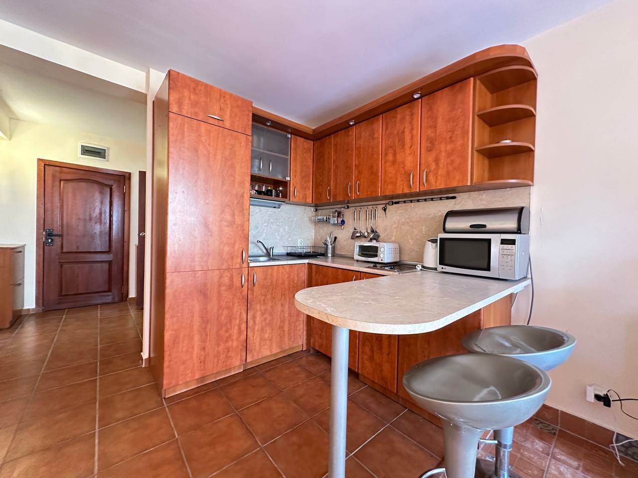 Spacious one-bedroom apartment near the beach in Sunny Beach