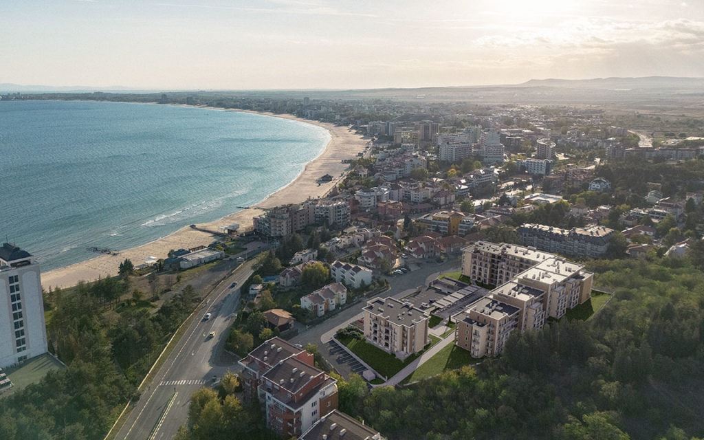 New studio with sea and mountain views in Sveti Vlas – a perfect opportunity for your dream home by the sea