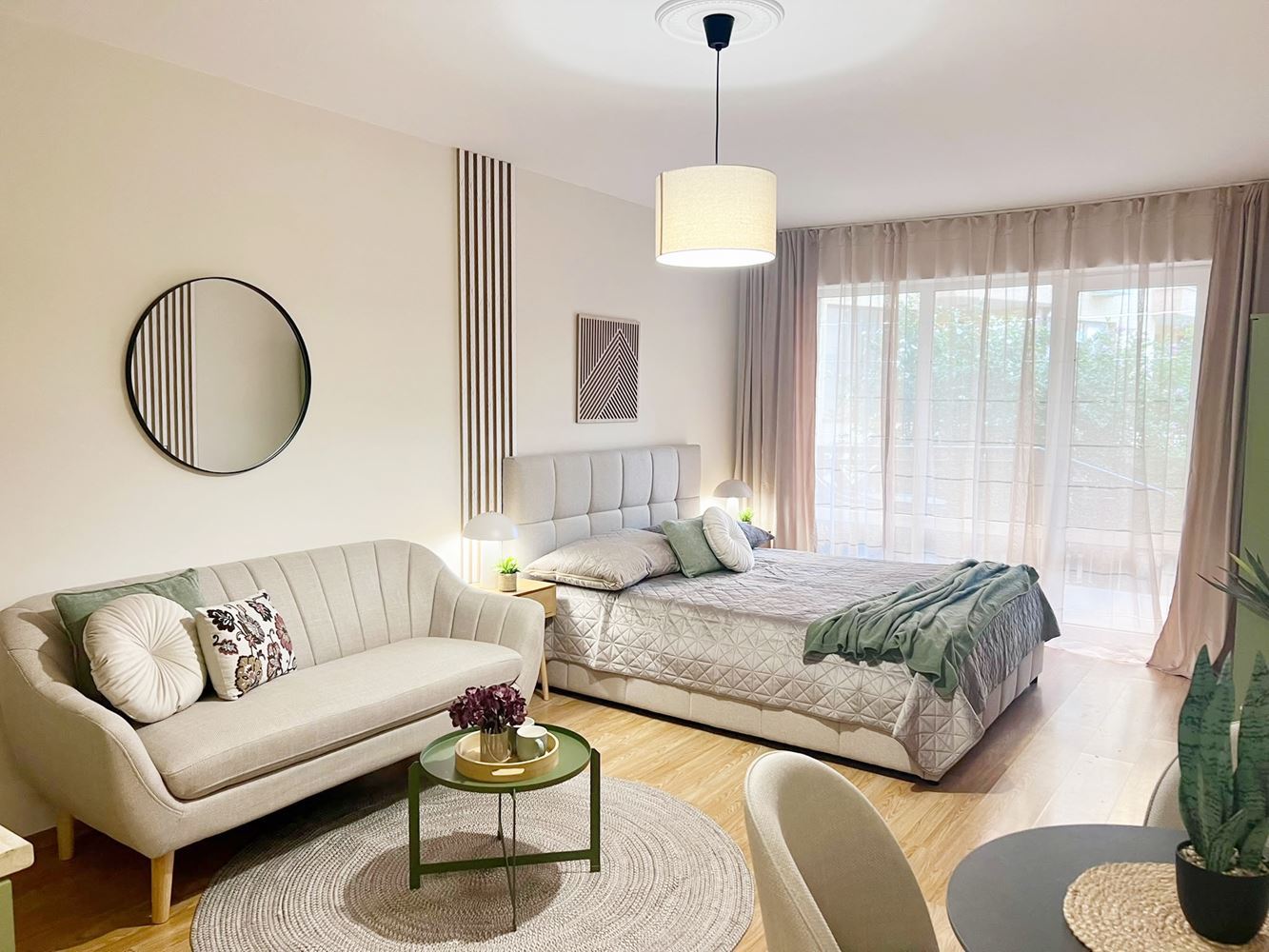 Studio with designer renovation in Sveti Vlas – only 200 m from the sea