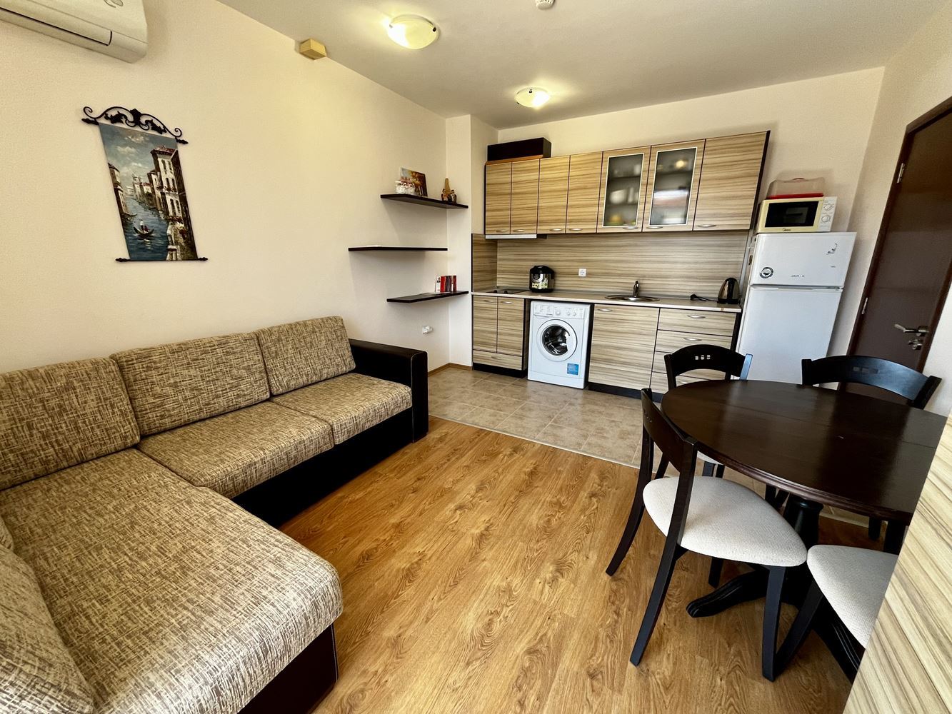Seaside comfort and tranquility near Nessebar! Furnished one-bedroom apartment with pool view in a luxurious gated complex