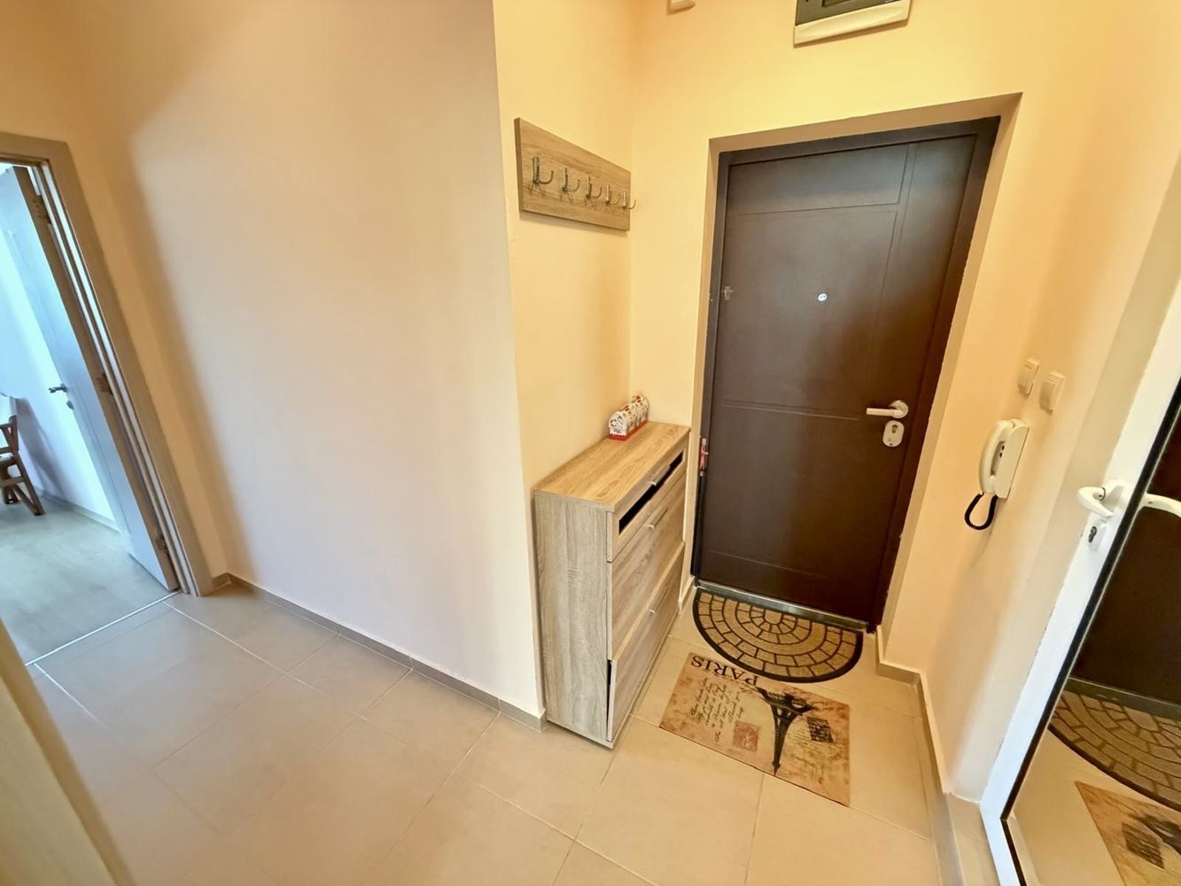 Sarafovo – Spacious One-Bedroom Apartment with Act 16, Minimal Maintenance Fee and Ready Furnishings