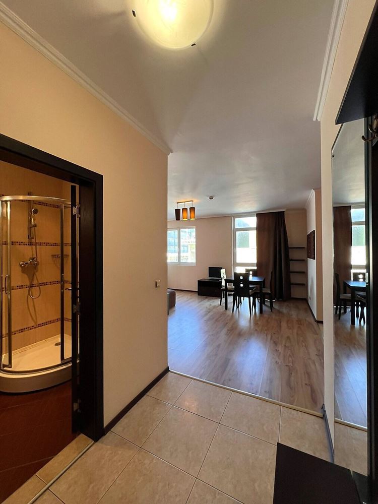 Spacious one-bedroom apartment 50 meters from the beach in Sunny Beach – excellent location and comfort in a gated complex
